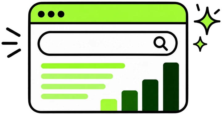 Ilustración de optimización en buscadores